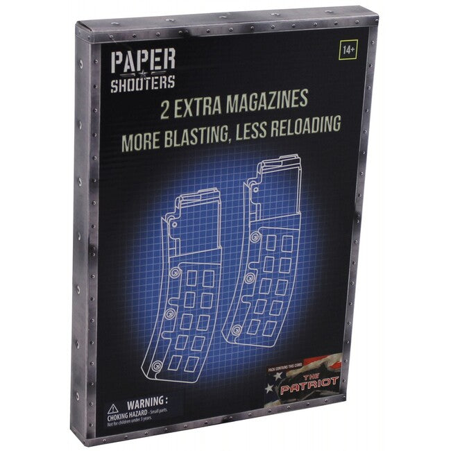 PAPER SHOOTERS Patriot încărcătoare de rezervă pentru armă, 2 buc