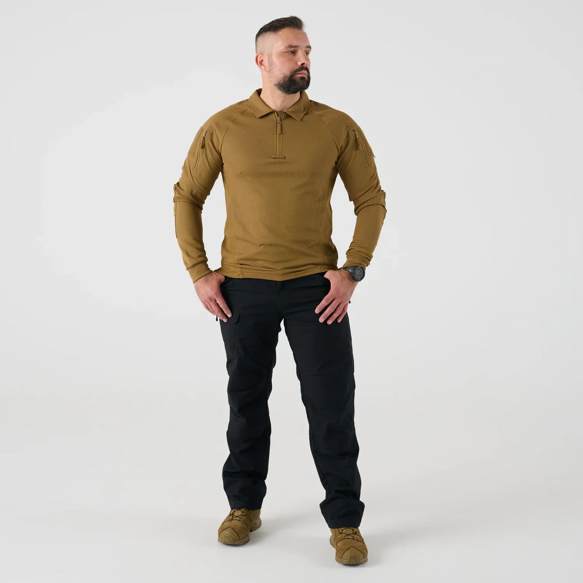 Helikon-Tex Range nátelník taktický s dlhým rukávom – detail 1