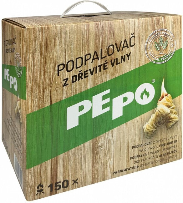 PE-PO aprindere din fibră de lemn 150 buc, PEFC