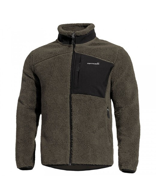 Pentagon Summit Sherpa geacă fleece pentru bărbați, verde