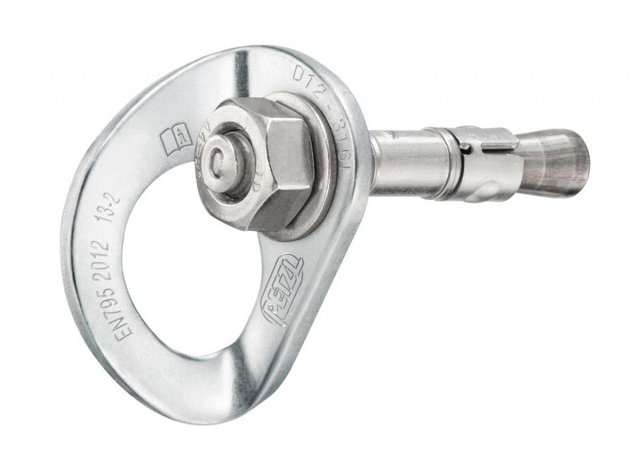 Petzl COEUR BOLT nit din oțel inoxidabil cu inel 12 mm, STAINLESS