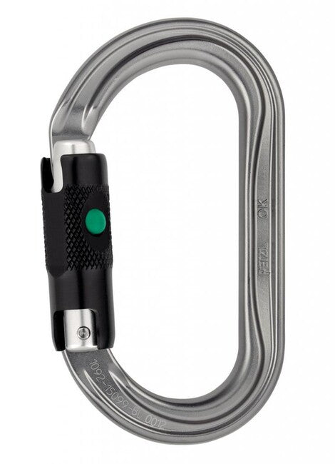 Petzl OK carabinieră ovală cu siguranță automată Ball Lock