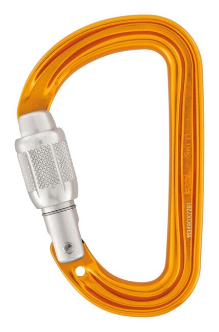 Petzl Sm´D carabinieră Screw-Lock cu siguranță cu șurub, argintie