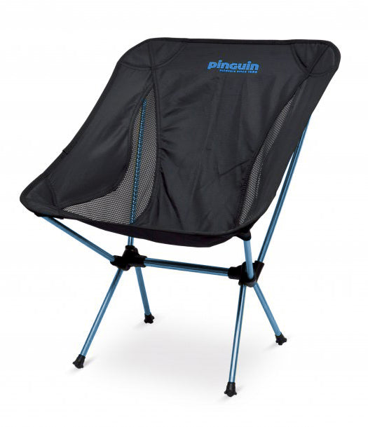Pinguin scaun de camping, negru
