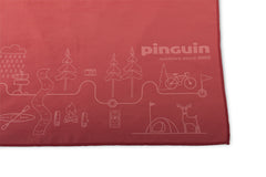 Pinguin Micro towel Map prosop 60 x 120 cm, roșu