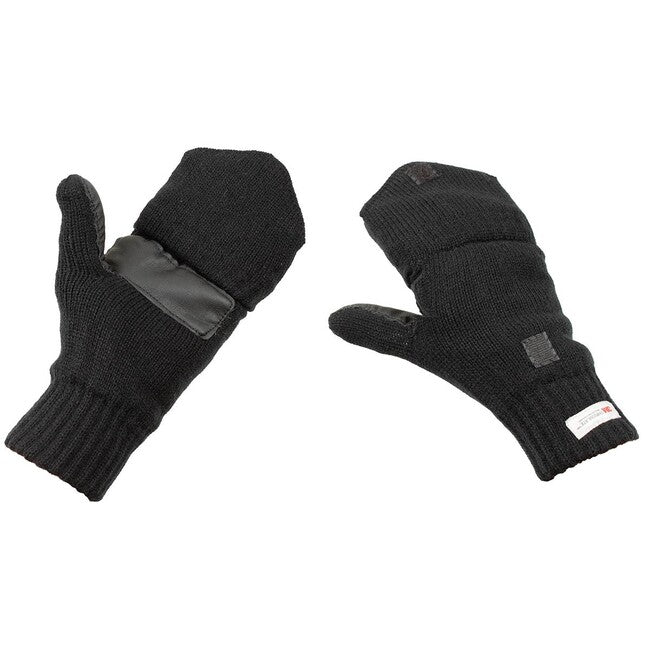 MFH mănuși tricotate cu izolație 3M™ Thinsulate™, negre