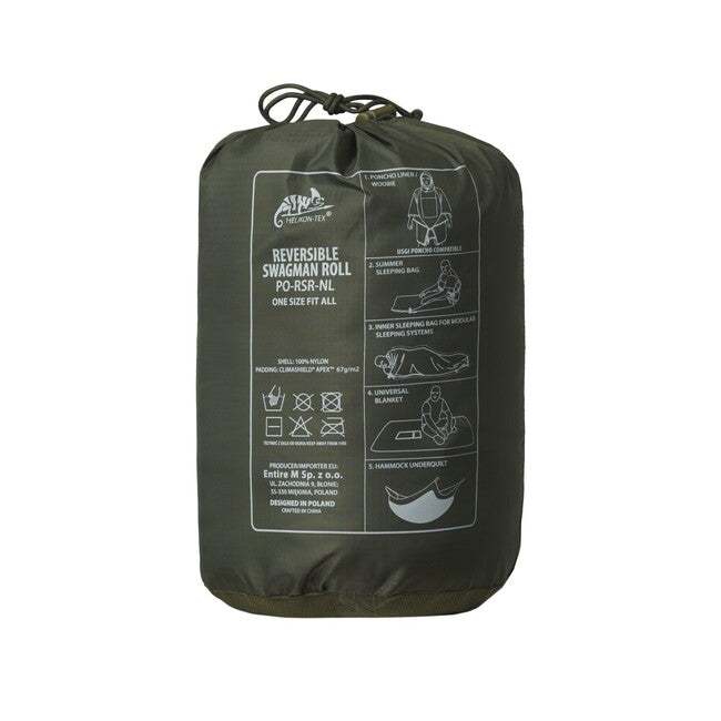 Helikon-Tex SWAGMAN ROLL poncio reversibil, Mitchell Camo Leaf / Mitchell Camo Clouds