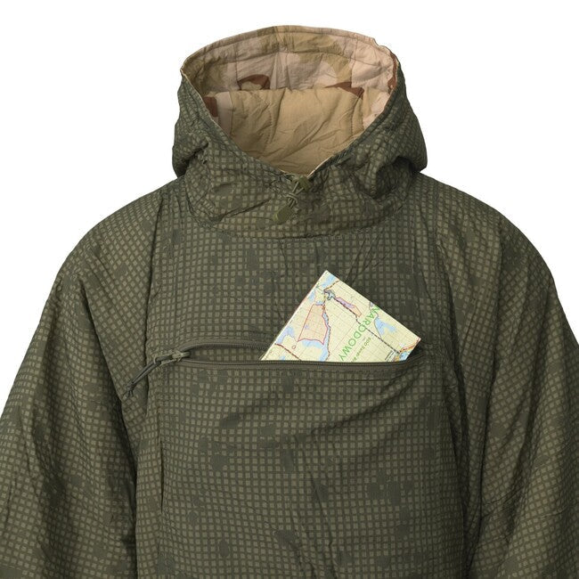Helikon-Tex SWAGMAN ROLL poncio reversibil, Mitchell Camo Leaf / Mitchell Camo Clouds