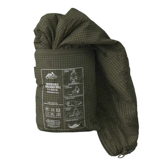Helikon-Tex SWAGMAN ROLL poncio reversibil, Mitchell Camo Leaf / Mitchell Camo Clouds