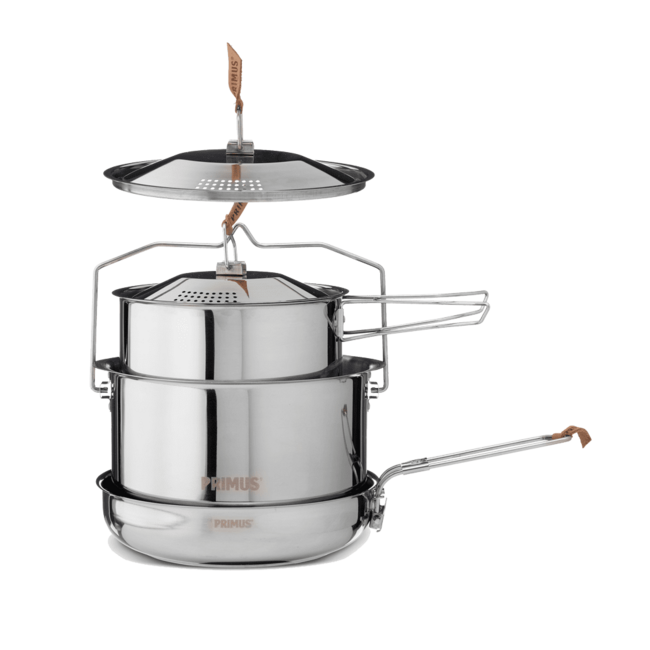 PRIMUS CampFire set de gătit din oțel inoxidabil, mare
