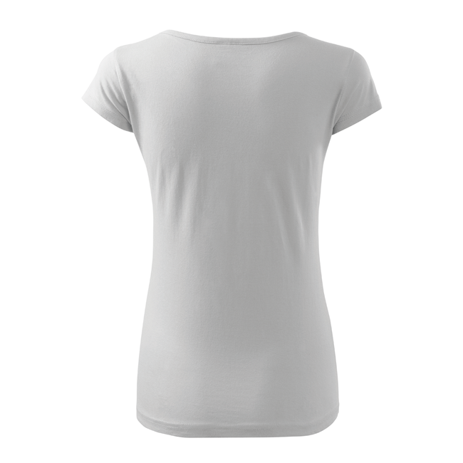 DRAGOWA tricou scurt pentru femei cu leu ceh 150 g/m², alb