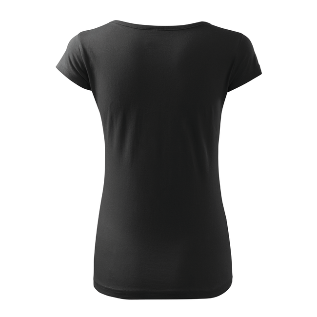 DRAGOWA tricou pentru femei leu ceh scurt 150 g/m², negru