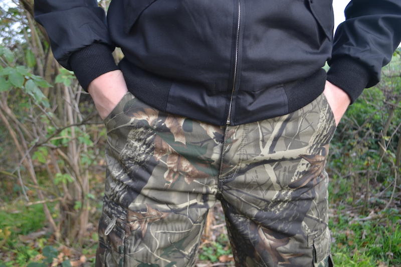 Loshan Leafy pantaloni căptușiți model Real tree, închis