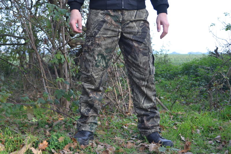 Loshan Leafy pantaloni căptușiți model Real tree, închis
