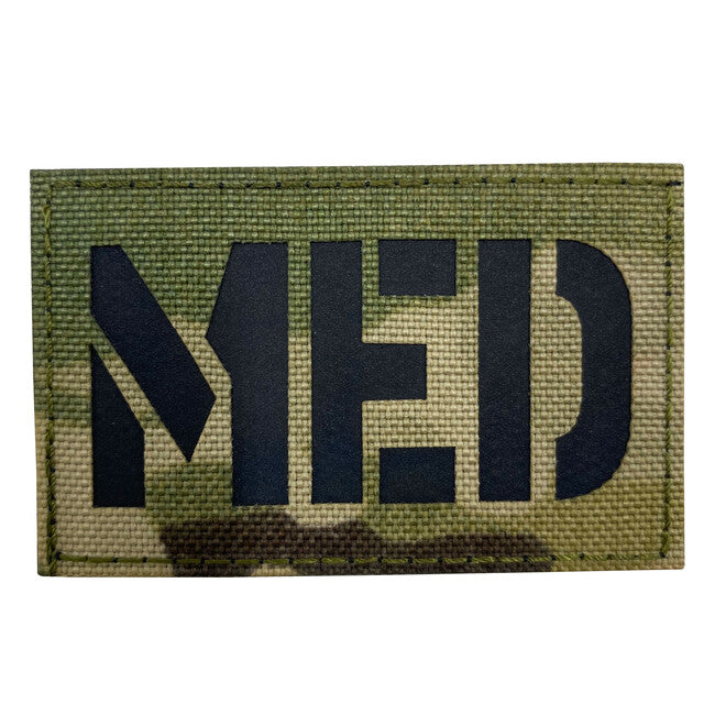 WARAGOD Reflective Fabric MED emblemă Patch Multicam