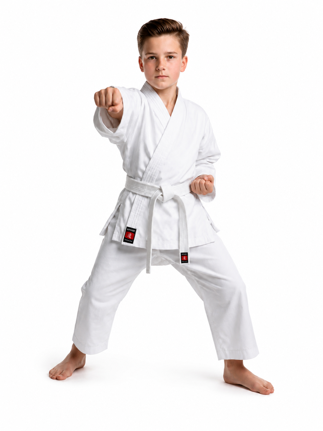 Katsudo Rei kimono judo 350g, alb