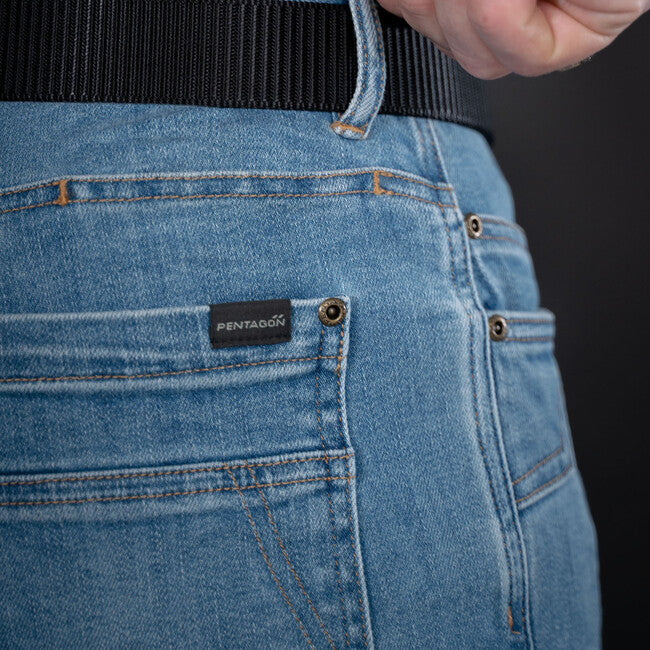 Pentagon Tactical Rogue pantaloni din denim, light Indigo Blue