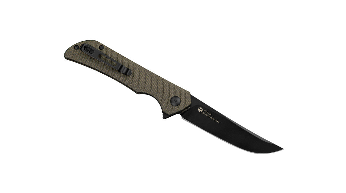 Ruike P122 cuțit, negru