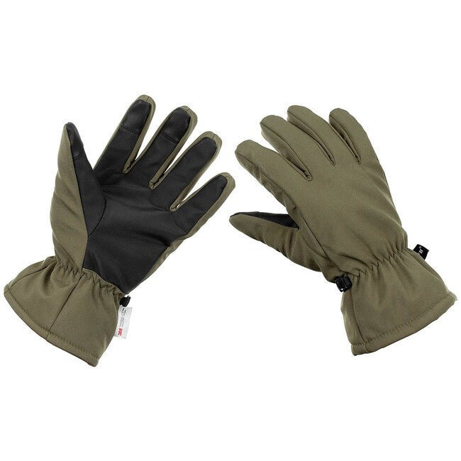 MFH Softshell mănuși cu izolație 3M™ Thinsulate™, OD green
