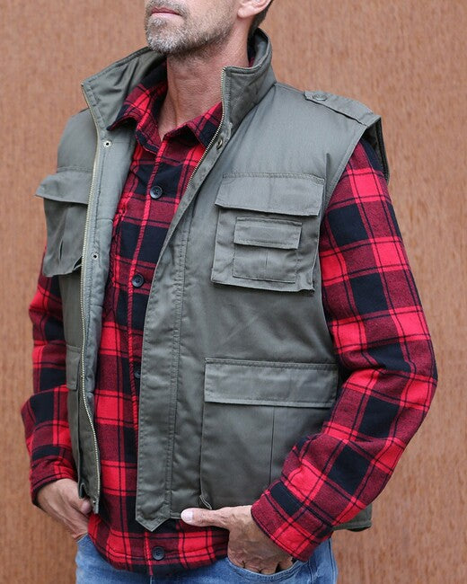Brandit Ranger vestă căptușită, Darkcamo