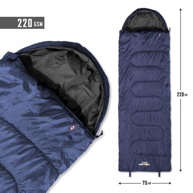 Pentagon Major sac de dormit 0°C/+10°C, bleumarin