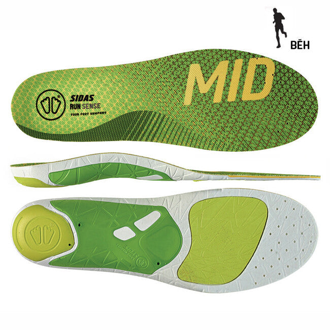Sidas Run 3Feet Sense Mid branțuri pentru pantofi