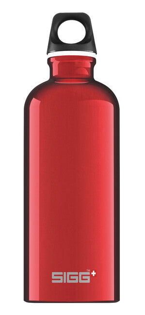 SIGG Traveller sticlă din aluminiu de băut 0,6 l, roșie