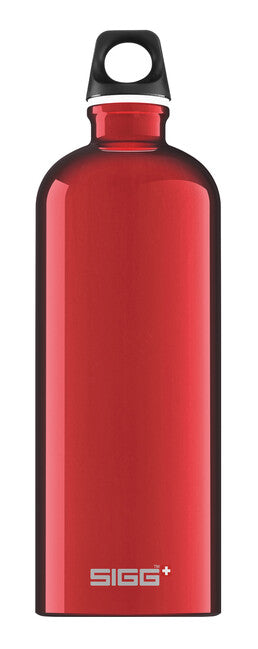 SIGG Traveller sticlă din aluminiu de băut 1 l, roșie