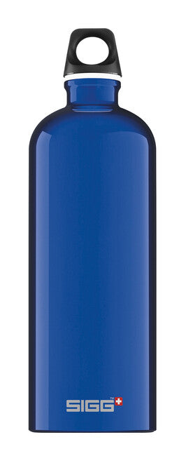 SIGG Traveller sticlă din aluminiu de băut 1 l, albastră