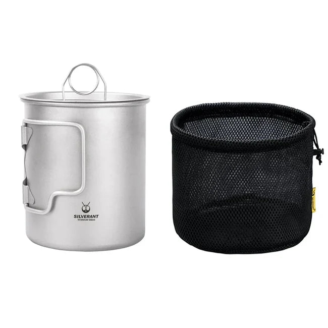 Silverant cană din titan cu capac 500 ml