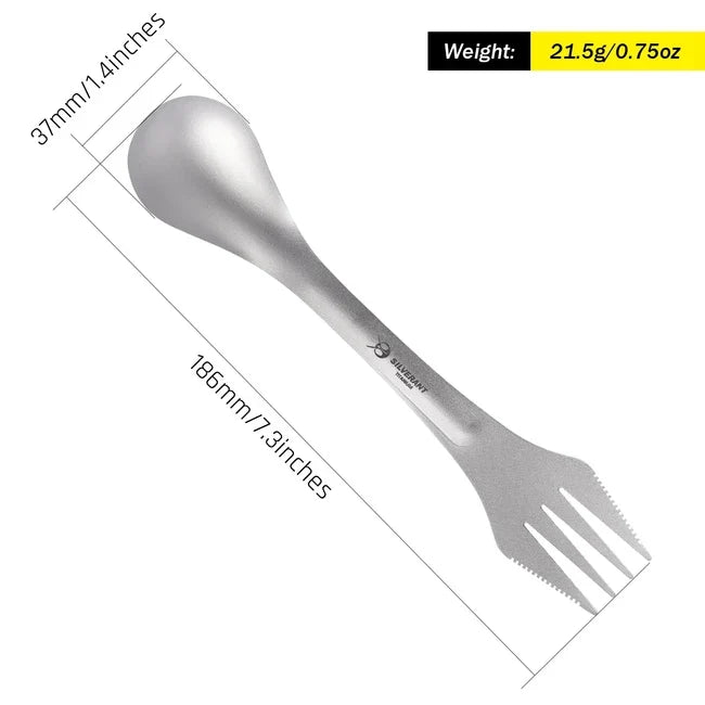Silverant Spork din titan 3în1