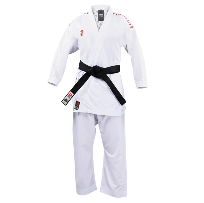 Fight Art Sempai KA kimono WKF 120g, semne roșii