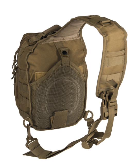 Mil-Tec Assault small rucsac cu o singură bretea, coyote, 10L
