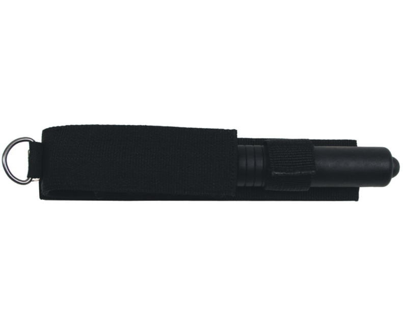 MFH baston telescopic cu teacă, negru, 56cm