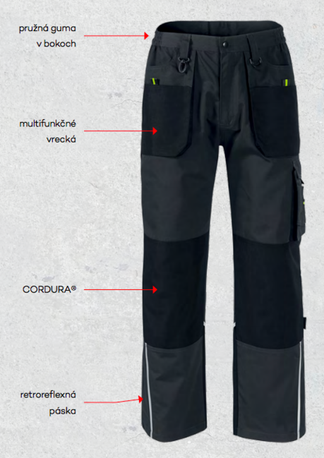 Rimeck Ranger pantaloni pentru bărbați Cordura®, gri