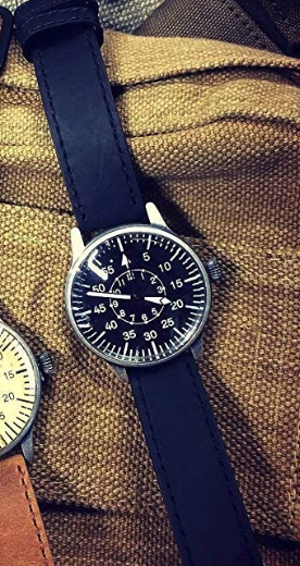 Mil-Tec Pilot Retro ceas, negru