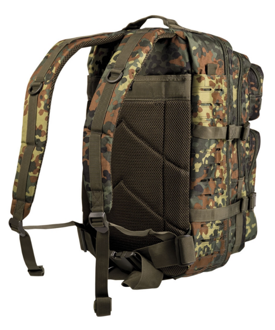 Mil-Tec US Assault Large rucsac Laser Cut, flecktarn, 36L