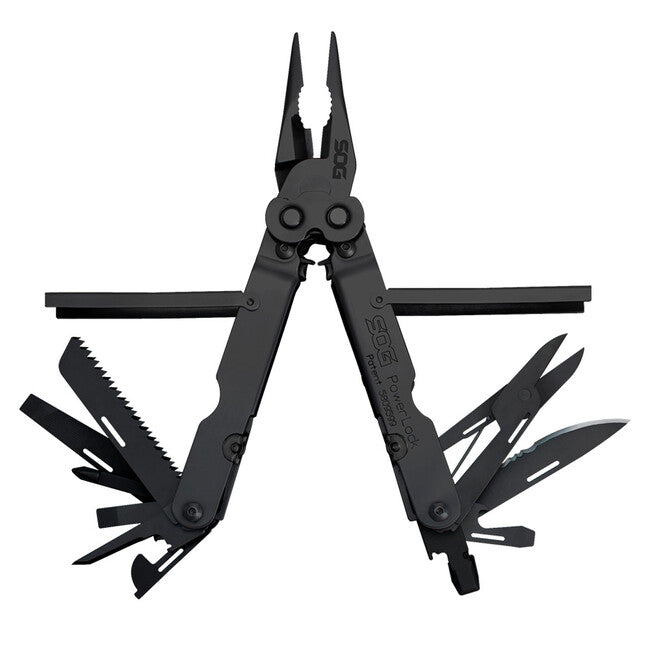 SOG POWERLOCK EOD multitool Multi-Tool, Black Oxide, NYLON SHEATH