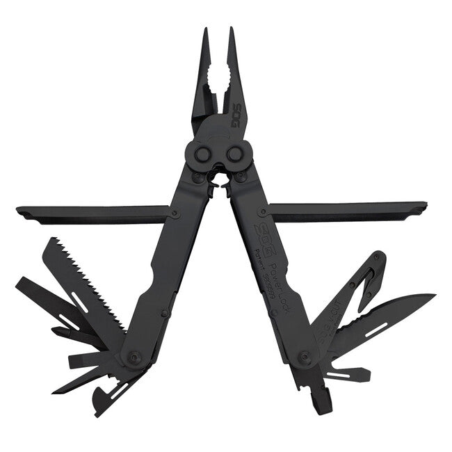 SOG POWERLOCK Multi-Tool multitool EOD cu V-CUTTER, Black Oxide, NYLON SHEATH