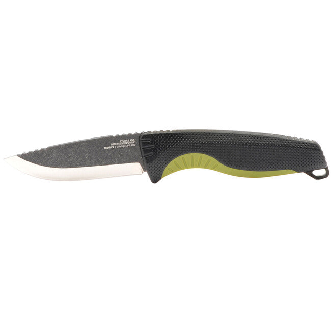 SOG AEGIS FX cuțit cu lamă fixă, Black & MOSS Green