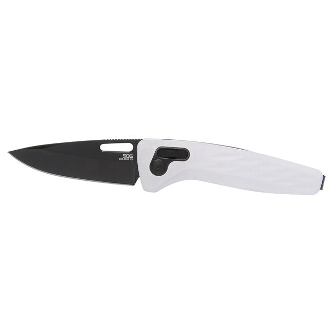 SOG ONE-ZERO XR briceag, White AL & Black Chrome