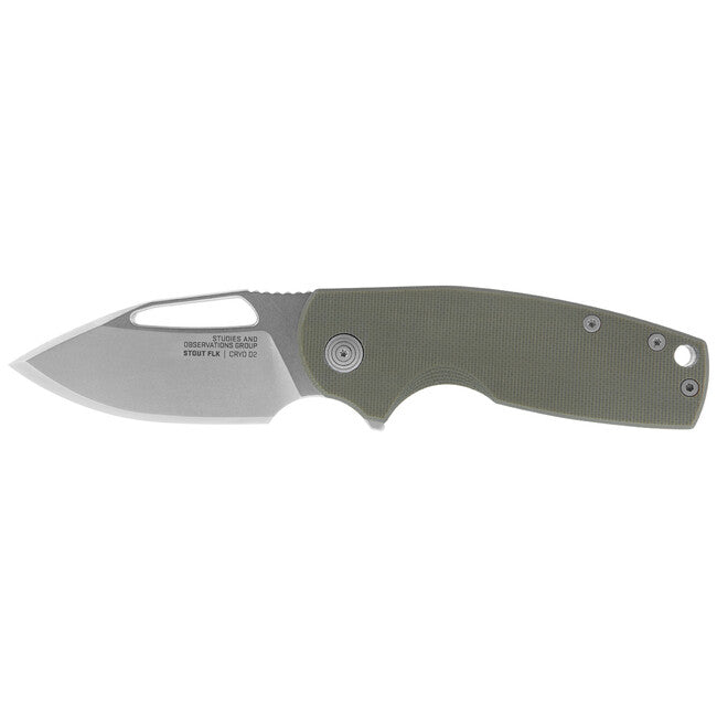 SOG Stout FLK briceag, OD Green + Stonewash