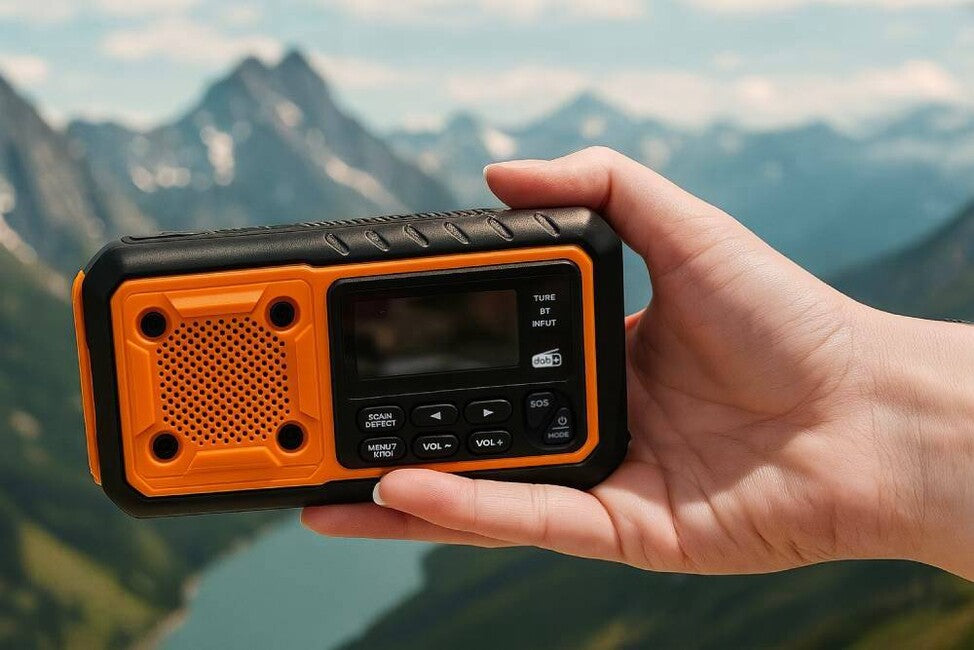 Liber Montis Sonus radio multifuncțional DAB/DAB+ FM cu Bluetooth 5.1 și funcție SOS