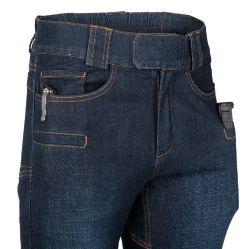 Helikon-Tex Greyman Tactical Jeans pantaloni denim, albastru închis