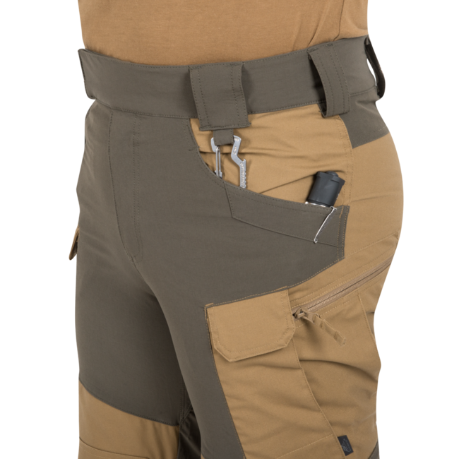 Helikon-Tex Hybrid Outback pantaloni DuraCanvas, coyote/negru