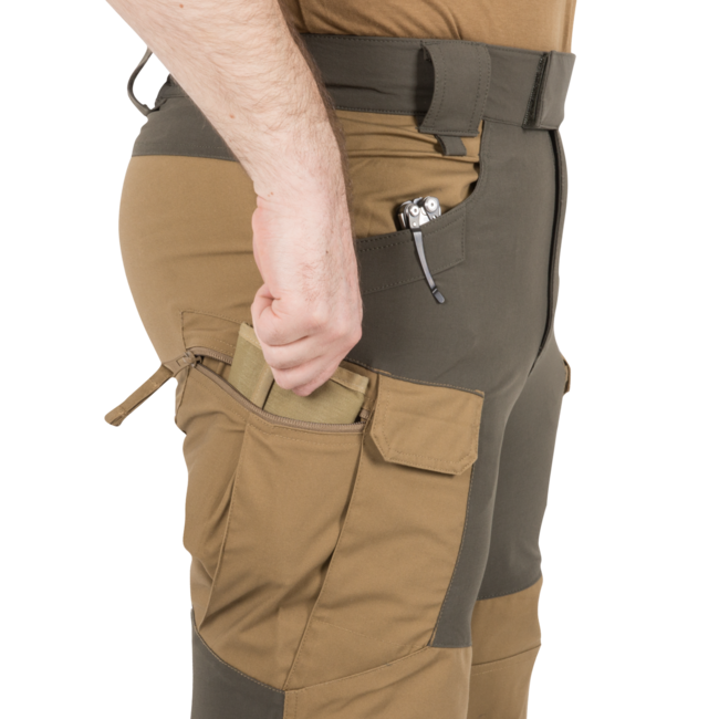 Helikon-Tex Hybrid Outback pantaloni DuraCanvas, coyote/negru