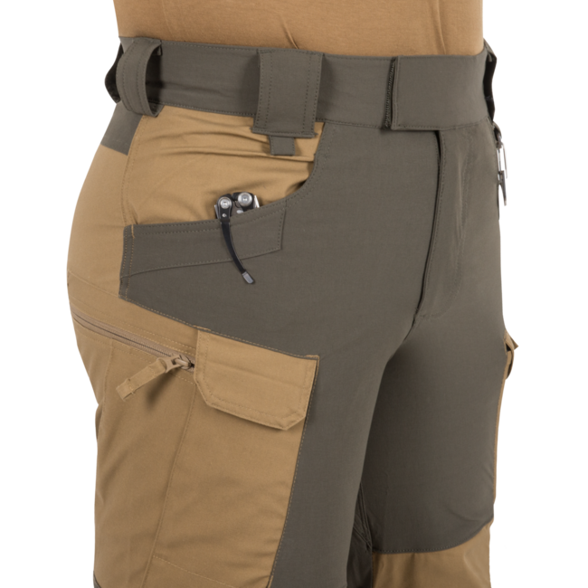 Helikon-Tex Hybrid Outback pantaloni DuraCanvas, coyote/negru