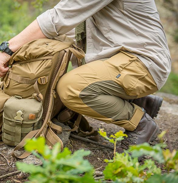 Helikon-Tex Hybrid Outback pantaloni DuraCanvas, coyote/negru