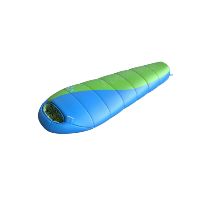 HUSKY Merlot sac de dormit outdoor Kids, verde, -10°C