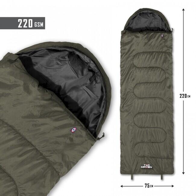 Pentagon Major sac de dormit 0°C/+10°C, oliv